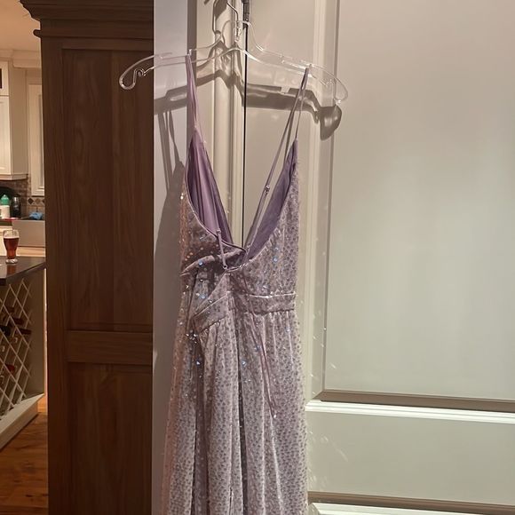 Chelsea lilac sequin maxi dress NWT from honey medium - Picture 5 of 9